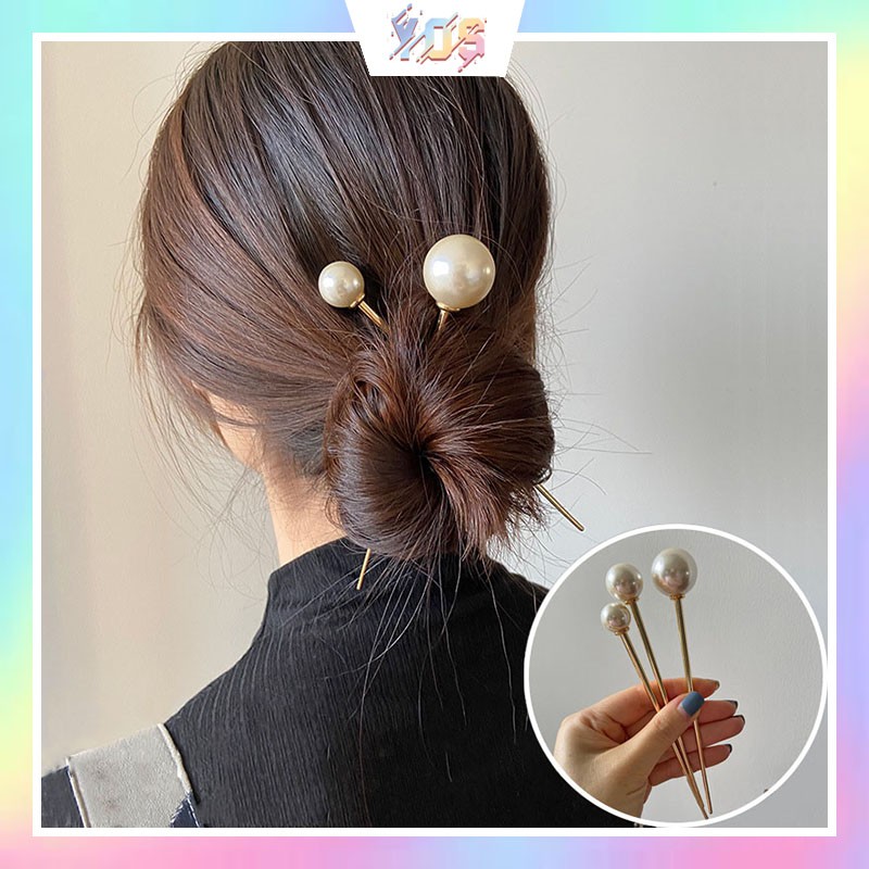 Trâm cài tóc đính hạt châu sang chảnh HOT TREND