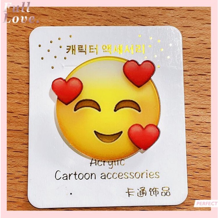 Sticker pin cài cài cặp hình icon phaybuk siêu dễ thương, huy hiệu nhóm trang trí balo cute