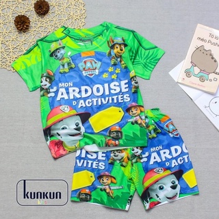 🔥HỖ TRỢ ĐỔI TRẢ 🔥Bộ quần áo thun lạnh chó cứu hộ hình 3D chất bao đẹp