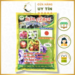 Phân Đạm Cá Koi nguyên liệu Nhật Bản 700gram giúp cây rễ khỏe, mập thân, bung chồi, hoa to, trái căng đẹp