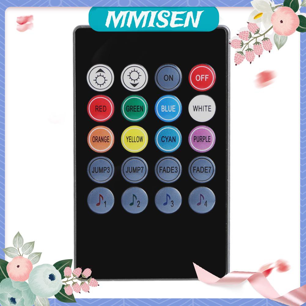 mmisen &20 Keys Music IR Controller Sound Sensor Remote Control for RGB LED Strip