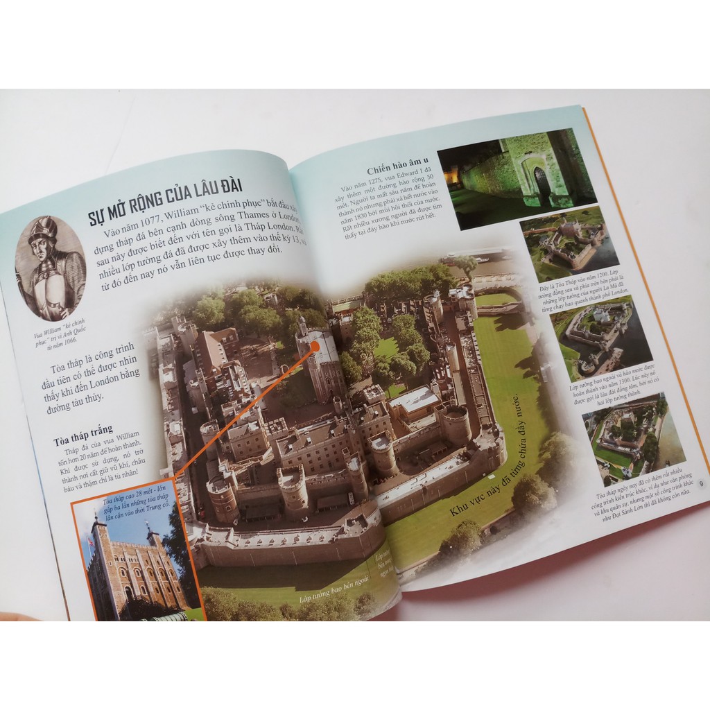 Sách - Bách Khoa Tri Thức Về Khám Phá Thế Giới Cho Trẻ Em - Castles And Knights - Lâu Đài Và Hiệp Sĩ