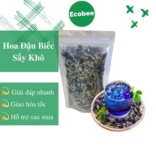 Hoa Đậu Biếc Sấy Khô 125gram - Pha Trà Hoa Đậu Biếc, Có Kèm Công Thức Pha Trà - Ecobee