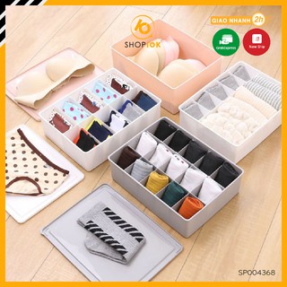 Hộp đựng đồ lót, tất, vớ có ngăn gọn gàng tiện dụng