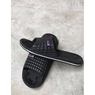 Dép nhưa ba sao nam nữ (xanh, đen) đi trong nhà tắm