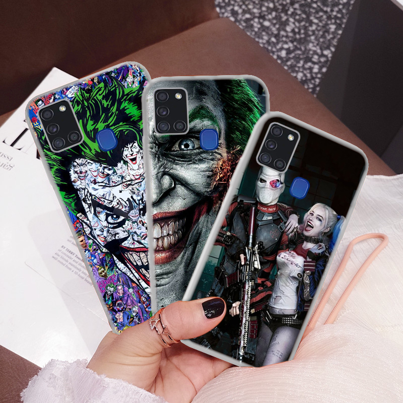 Ốp Điện Thoại Mềm Trong Suốt Hình Joker Harley Quinn 281c Cho Samsung A51 A70 A71 Note 8 9 10 Lite Plus 20 Ultra