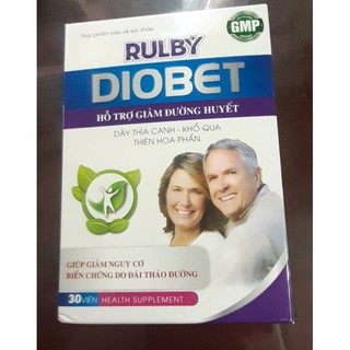 CHỐNG BIẾN CHỨNG TIỂU ĐƯỜNG RULBY DIOBET lọ 30 viên