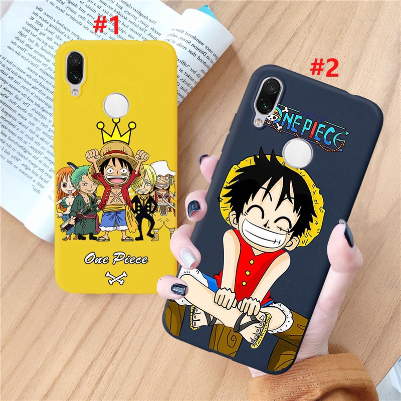 Ốp lưng hình hoạt hình Luffy One Piece cho Xiaomi Mi A1 A2 Redmi 5A / 6A S2 Note 4 4x 5 6 7 5Pro 6Pro 7 Pro 5A