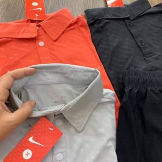 Bộ nam cổ bẻ ép vân