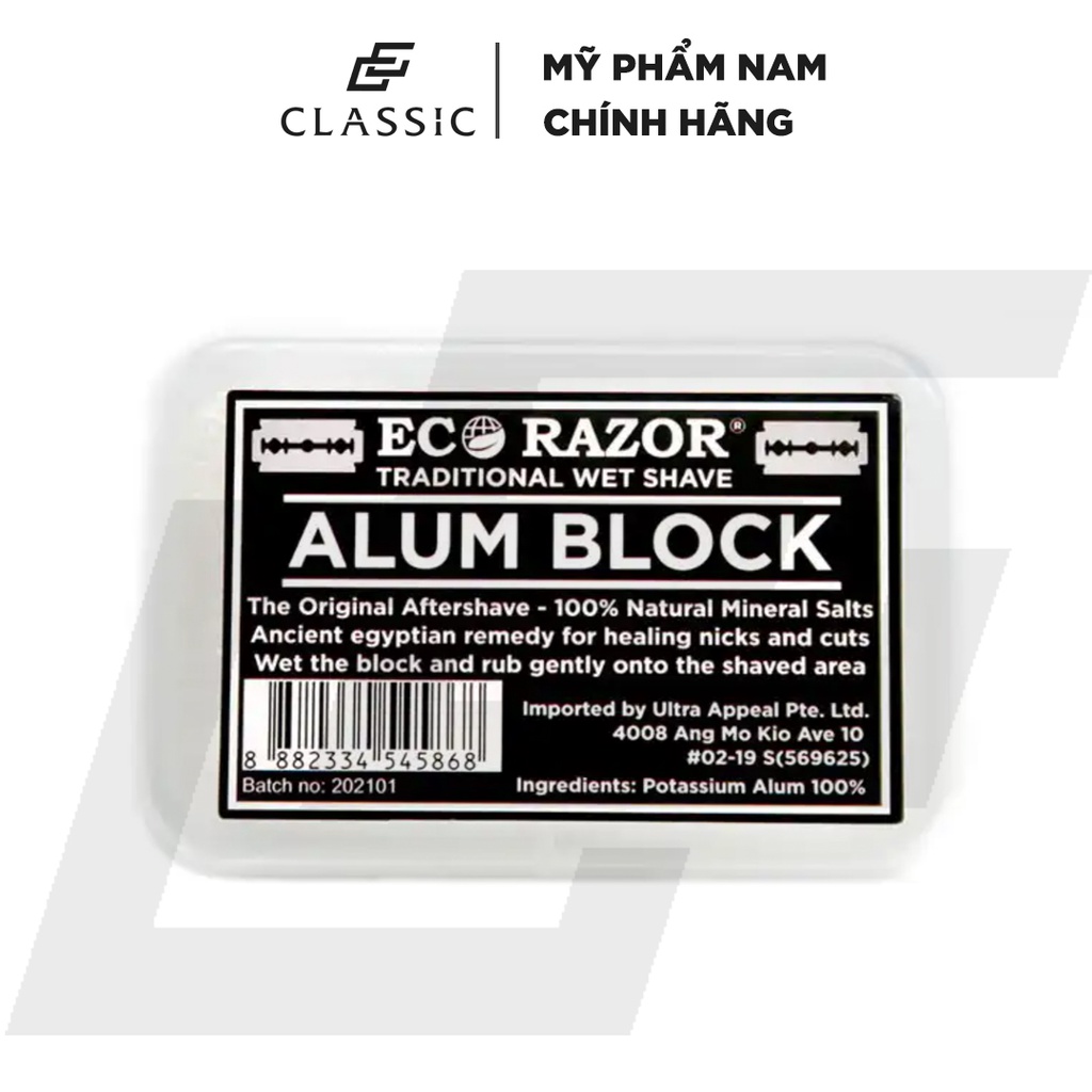 Phèn Ubersuave Eco Razor Alum Block