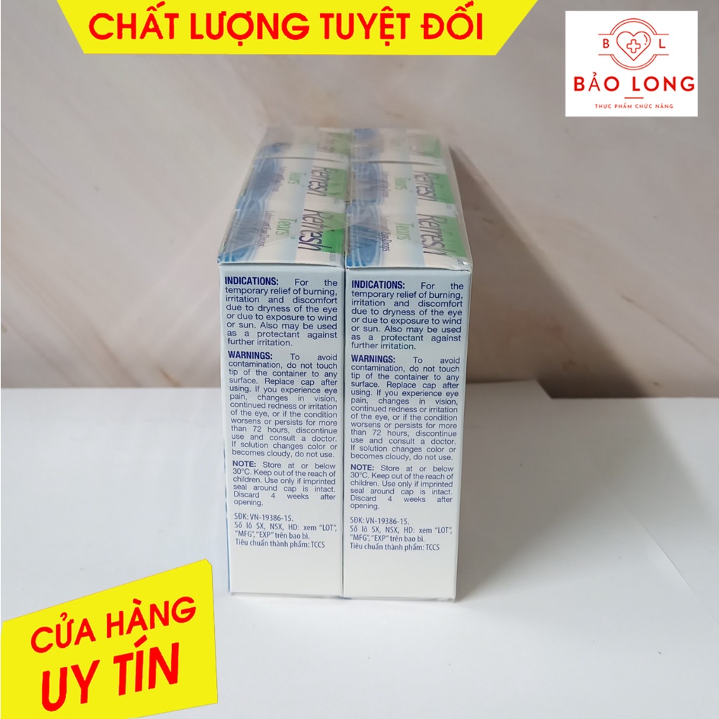 Refresh Tear nước mắt nhân tạo lọ 15 ml