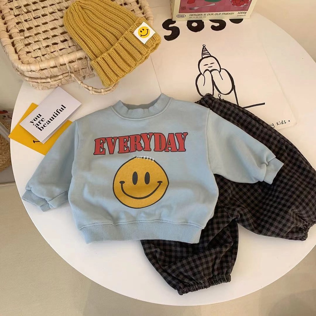 Quần Dài 9LBM Kẻ Sọc Caro Thời Trang Xuân Thu Cho Bé Trai + Gái