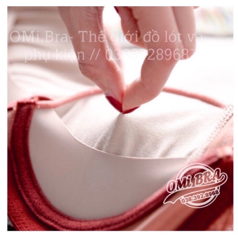 Áo lót ren lá chéo đệm dày nâng ngực cao cấp 6622 diện hè xinh xinh ạvideo thật em tư quay a