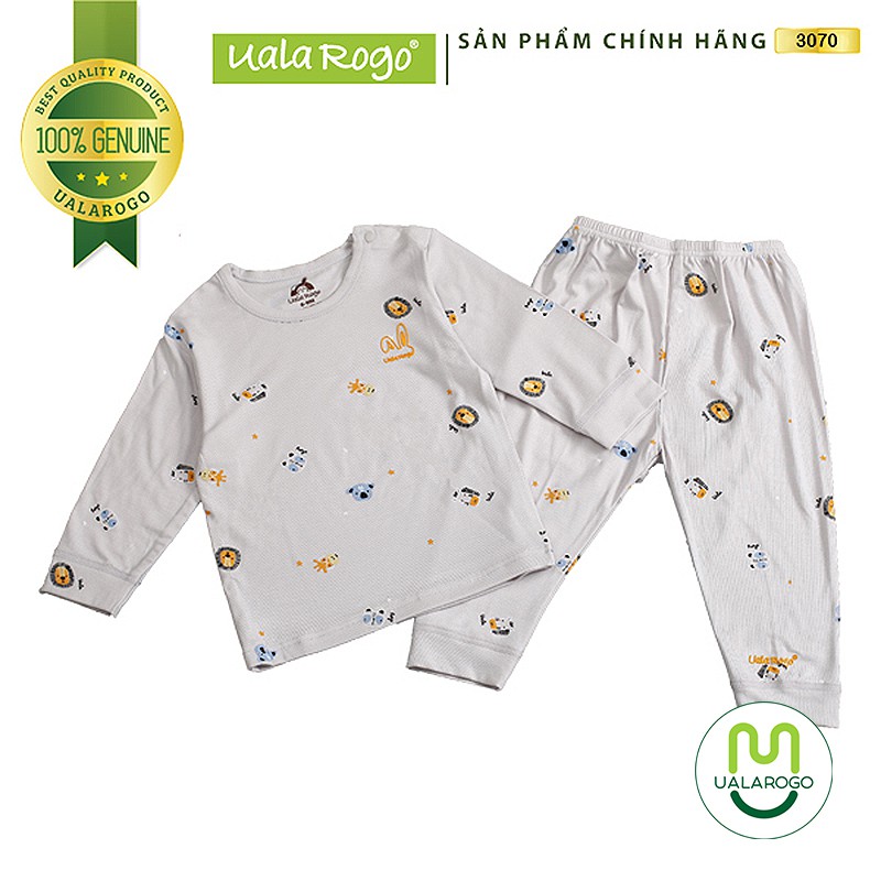 [Mã FARSBR242 giảm 15% đơn 99K] Bộ quần áo Ualarogo dài tay chất Petit 6-36M UR3070