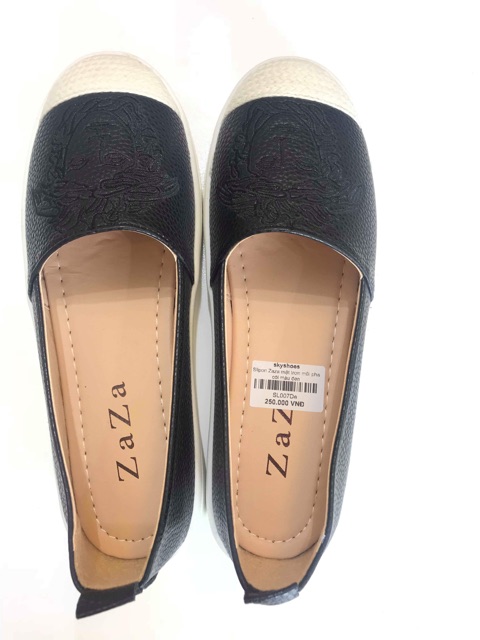 Slipon zara mặt người