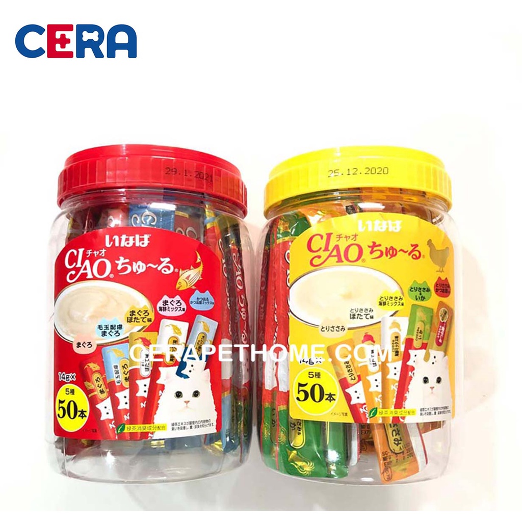 XẢ KHO-KHÁCH SỈ BUM HÀNG-Thức Ăn Cho Mèo CIAO Lẻ 1 Thanh Nhật
