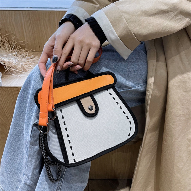 Túi đeo chéo vai IELGY bằng vải canvas thời trang sành điệu cho nữ