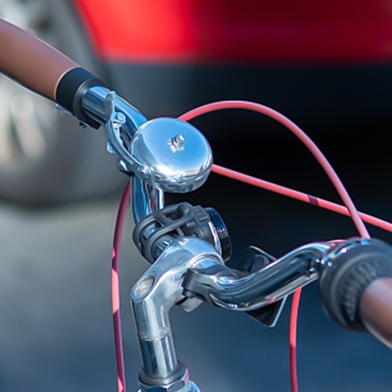 Chuông Báo Động Mini Bằng Hợp Kim Nhôm Cho Xe Đạp Leo Núi