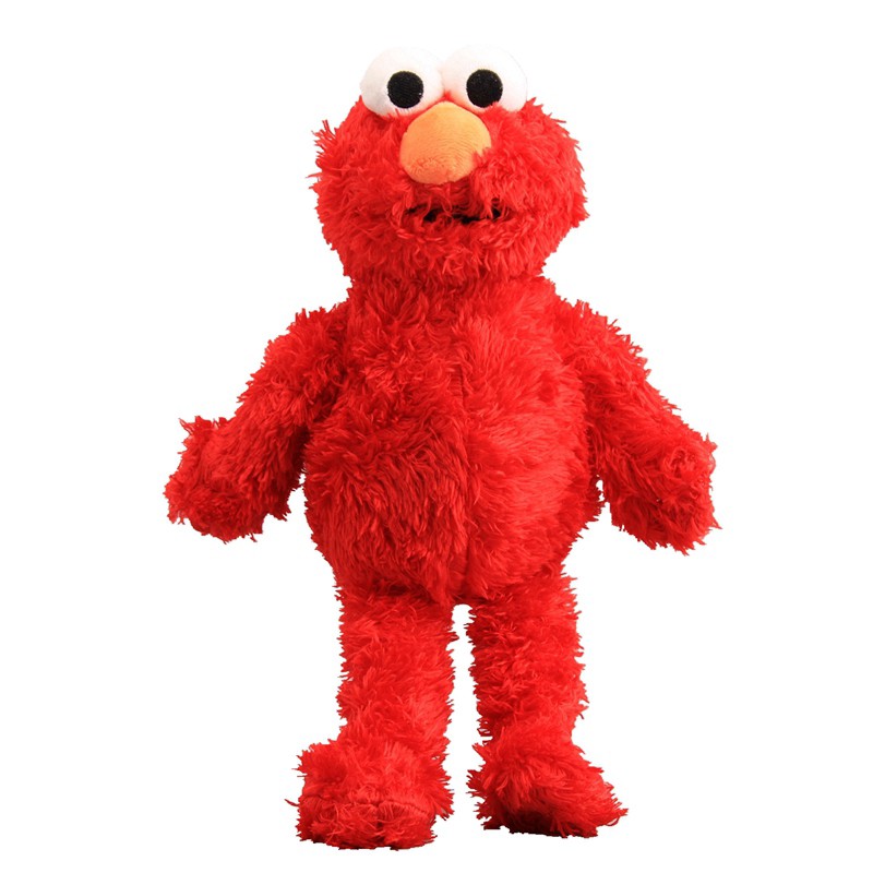 Thú Nhồi Bông Mềm Hình Quái Vật Elmo Và Bánh Quy 30cm Cho Bé