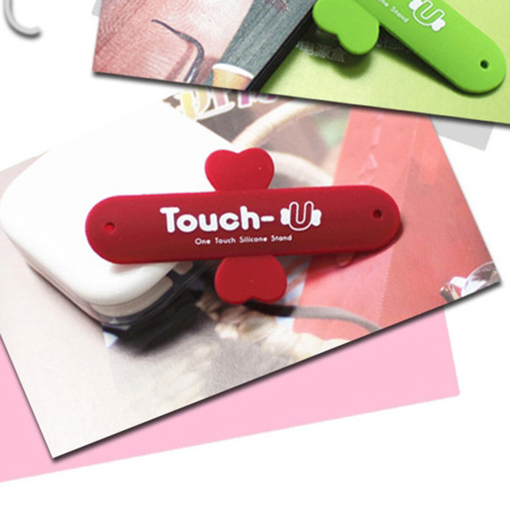 Giá Đỡ Điện Thoại Hình Chữ U Bằng Silicon Đơn Giản Nhiều Màu