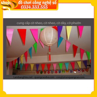 cờ tam giác đuôi nheo loại hàng đẹp 10m 1 cuộn giá lẻ rẻ như giá sỉ