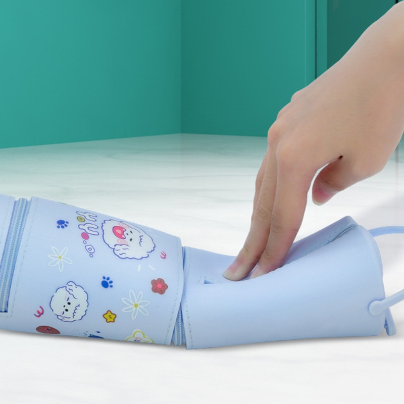 Túi Đựng Bút / Mỹ Phẩm Đứng Màu Hồng / Xanh Dương