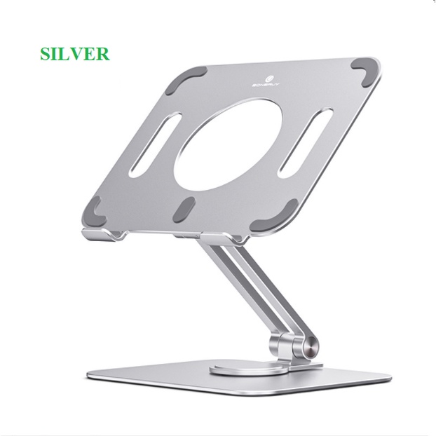 Giá đỡ Stand Boneruy L04 từ hợp kim nhôm cho máy tính bảng, ipad, điện thoại  xoay 360 độ có thể gập gọn lại.