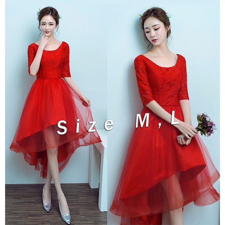 Đầm ren xòe đuôi cá phối phi lưới xinh xắn