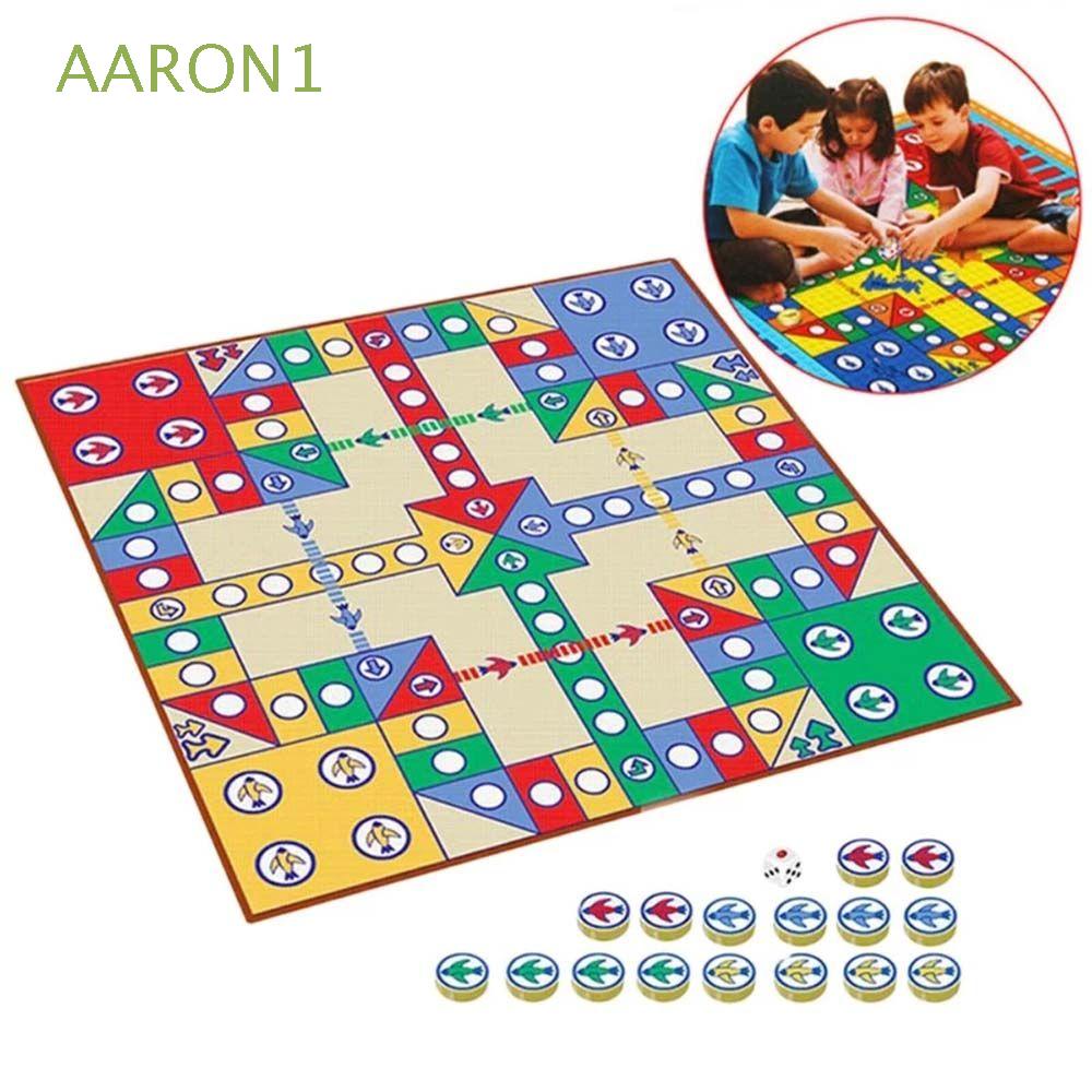 AARON1 Kids Toy Flying Chess Playmat Carpet Parent-child Game Aeroplane Chess Board Game Educational Toy Party Travel Game Entertainment Rug Chess Rug