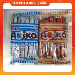 Bánh Snack Que Nhân Sữa Akiko Oishi Gói 160G .