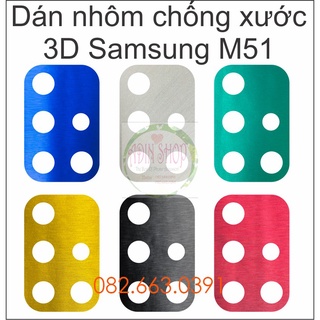Dán decal nhôm chống xước camera samsung m51 / m21 / m30s