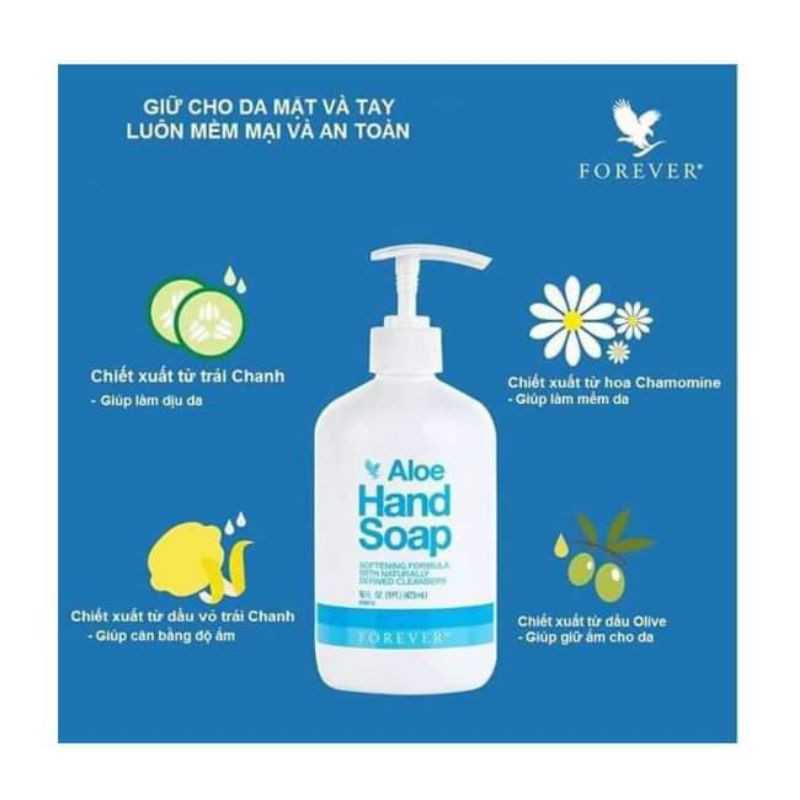 Sữa rửa mặt và tay Aloe Hand Soap