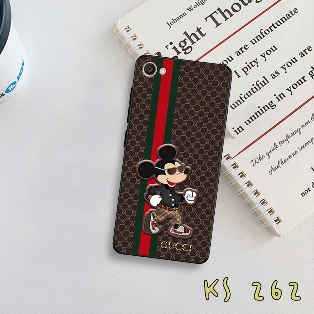 Ốp lưng Vivo Y66 - Vivo Y67 - Vivo Y75 - Ốp in hình GÜÇÇÏ - lưng nhám viền TPU cao cấp