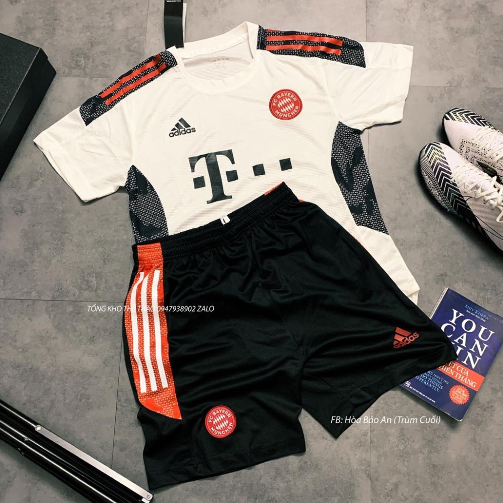 Set Bộ thể Thao nam Training Bayern Muchen 2022/ Bộ Quần áo đá banh Training Bayern munich 2022 phom