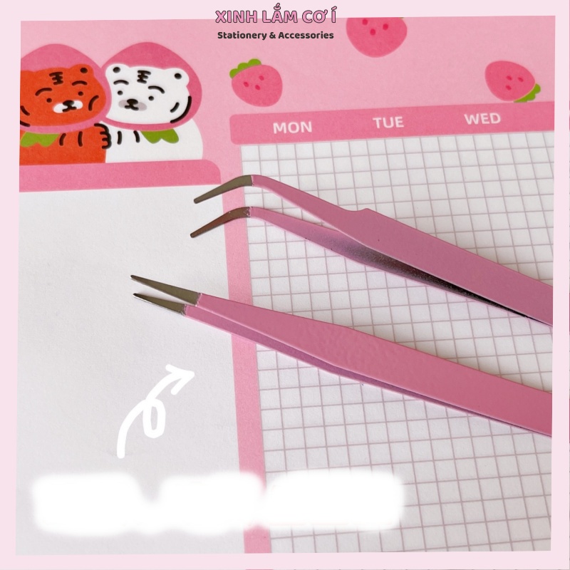 Nhíp gắp sticker hình dán tiện lợi, trang trí sổ tay bullet journal