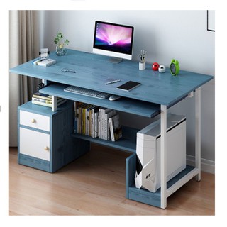 ⚡Free ship⚡ Bàn làm việc để máy tính PC dài 1m1, bàn làm việc tại nhà có ngăn kéo BAH003