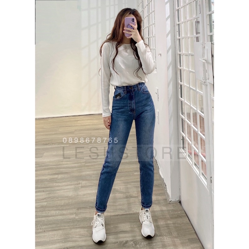 ẢNH TỰ CHỤP Áo Thun gân đan dây sau lưng tay dài