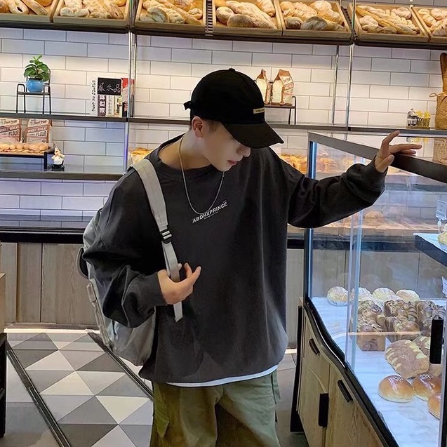 Áo hoodie ao nam nỉ tay dài in chữ thời trang dành cho