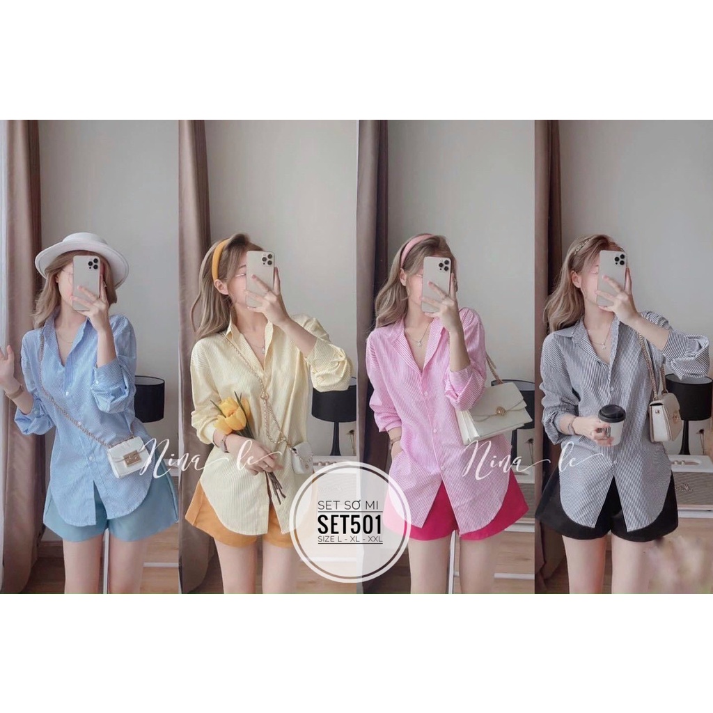 BIGSIZE Set sơ mi SET501