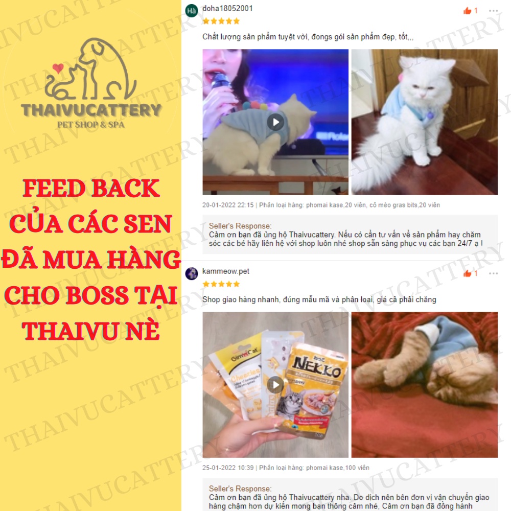 [100 VIÊN] Viên Phomai và Cỏ mèo Grassbit Gim cat tách gói 100 viên hàng chính hãng nhập khẩu Đức - Thaivucattery