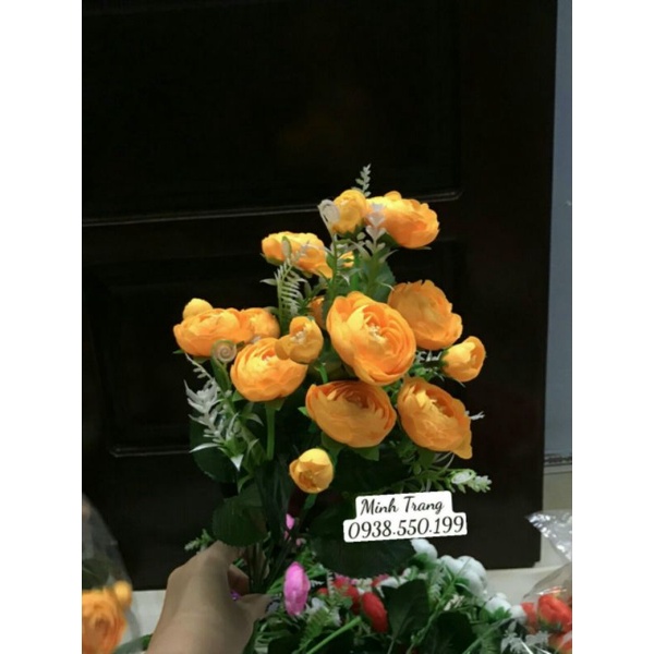 Cụm Hoa Trà Gạo Giả Hoa Giả Trang trí