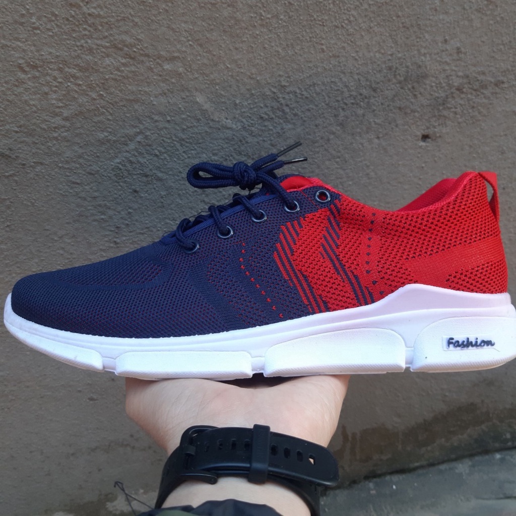 (Ảnh Thật)Giày Thể Thao Nam Spiso S036 Đỏ Xanh