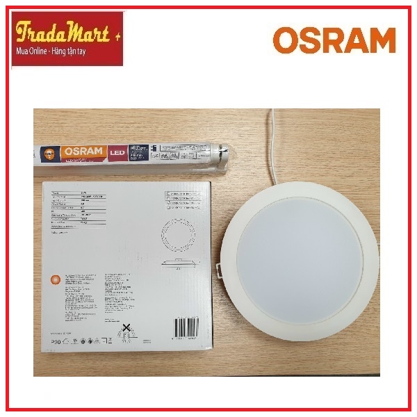 - Đèn âm trần Led Eco Lite Osram tròn mỏng 24W ánh sáng vàng  - trắng  Osram