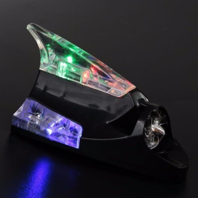 ・➢ Ăng ten hình vây cá mập gắn đèn LED RGB màu đen ★★★ Kgz | BigBuy360 - bigbuy360.vn