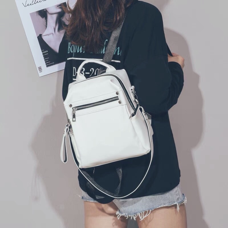 Balo da HIYOSHOP size nhỡ thời trang tiện lợi nhiều ngăn