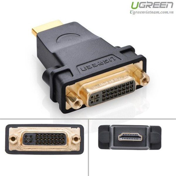 Đầu Chuyển HDMI đực sang DVI cái UGREEN 20123 Chính Hãng