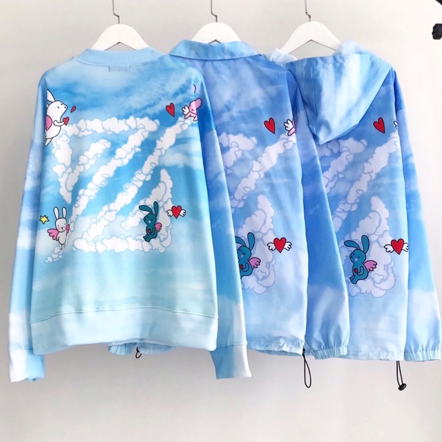 (CÓ VIDEO THẬT) Áo Cardigan Loang 3D Nỉ Bông TheZed Cloud