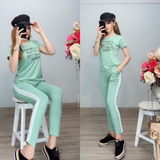 Đồ bộ mặc nhà chất thun cotton đẹp