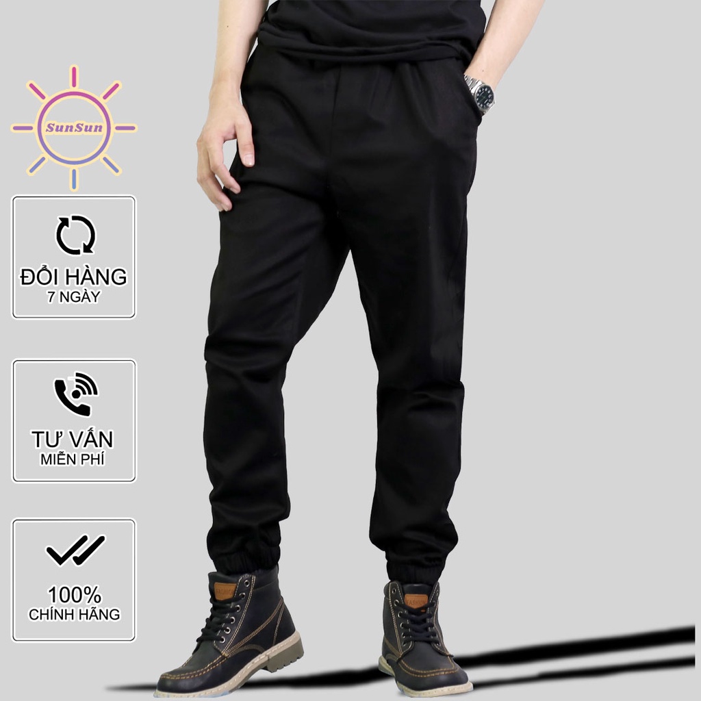 Quần jogger kaki nam Sunsun S1029 phong cách thời trang Ulzzang