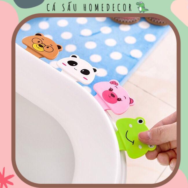 Miếng Dán Mở Nắp Bồn Cầu Toilet Tránh Vi Khuẩn